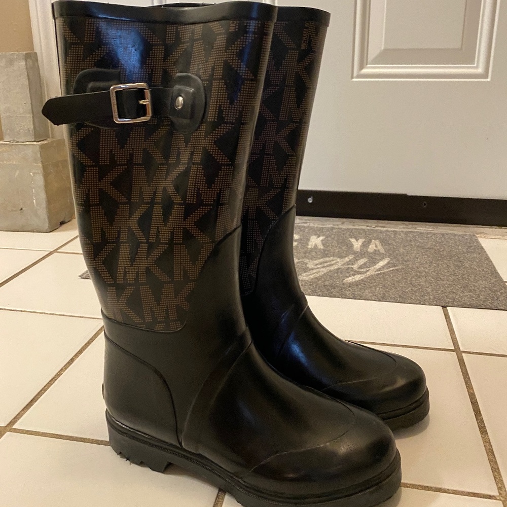 MICHAEL KORS Rubber Printed Rain Boots